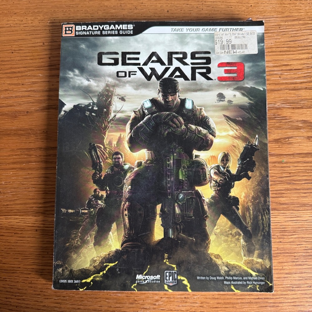 Gears of War 3‎ Official Game Guide Book Epic Games Strategy Walkthrough